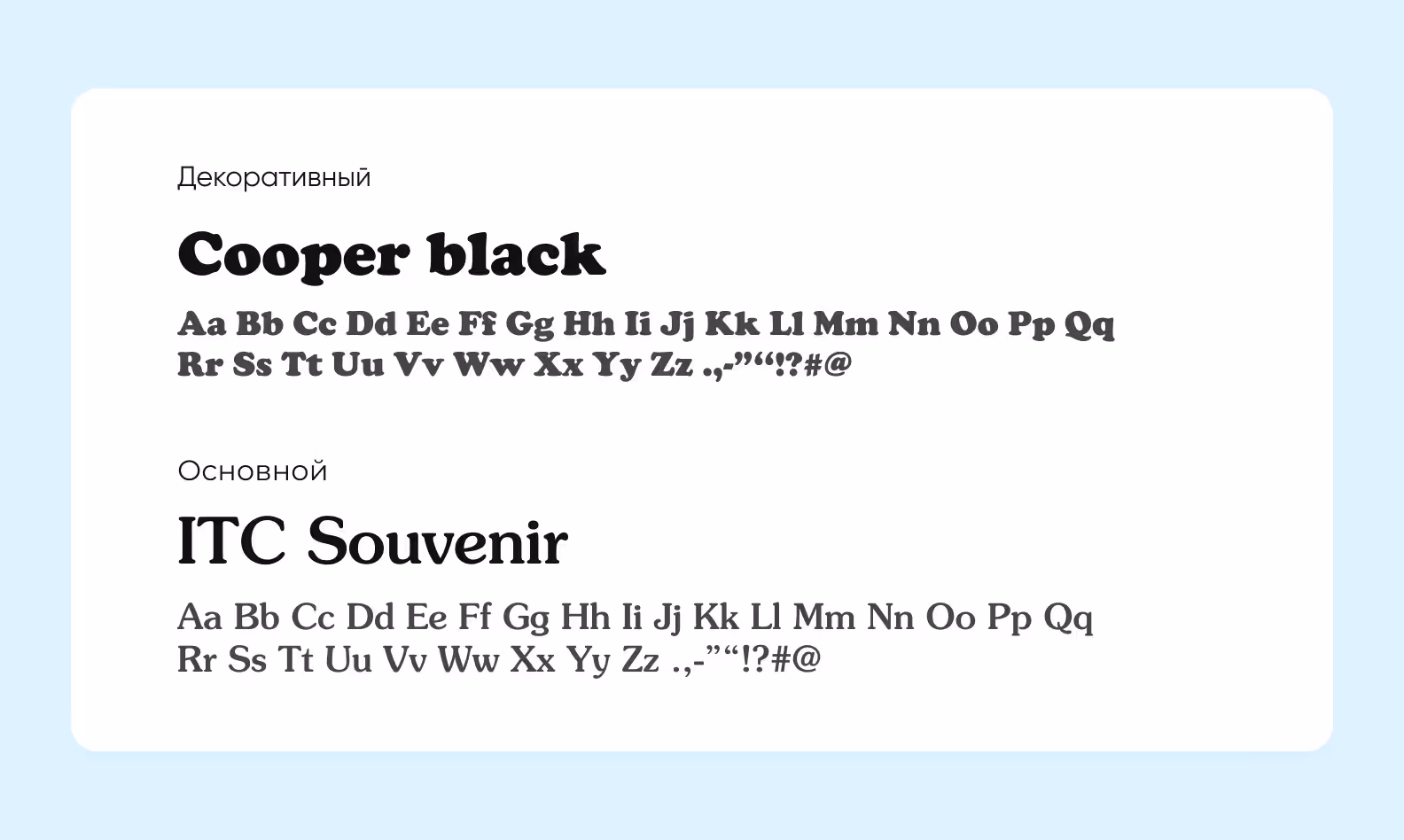 ретро шрифты