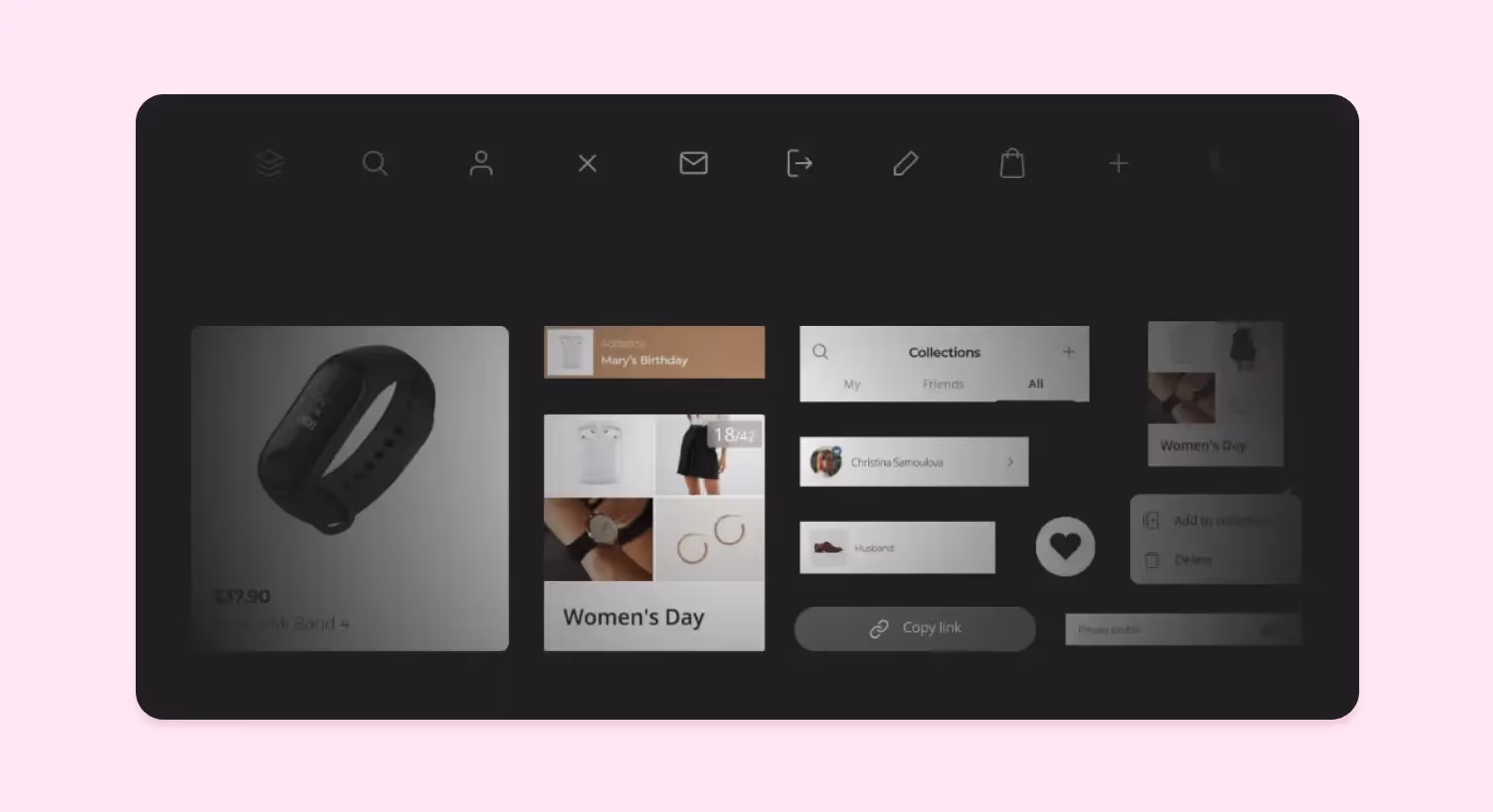 простые иконки в приложении