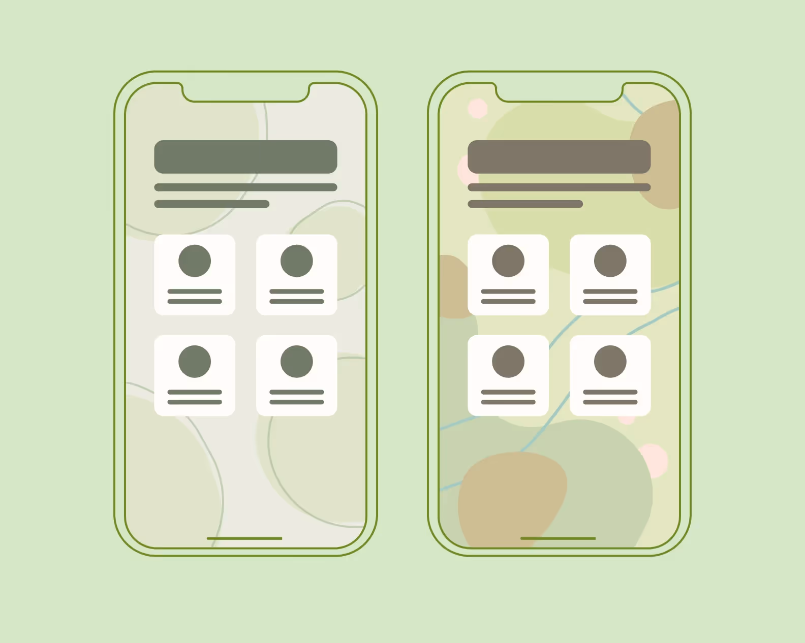 Дизайн приложения для медитации 