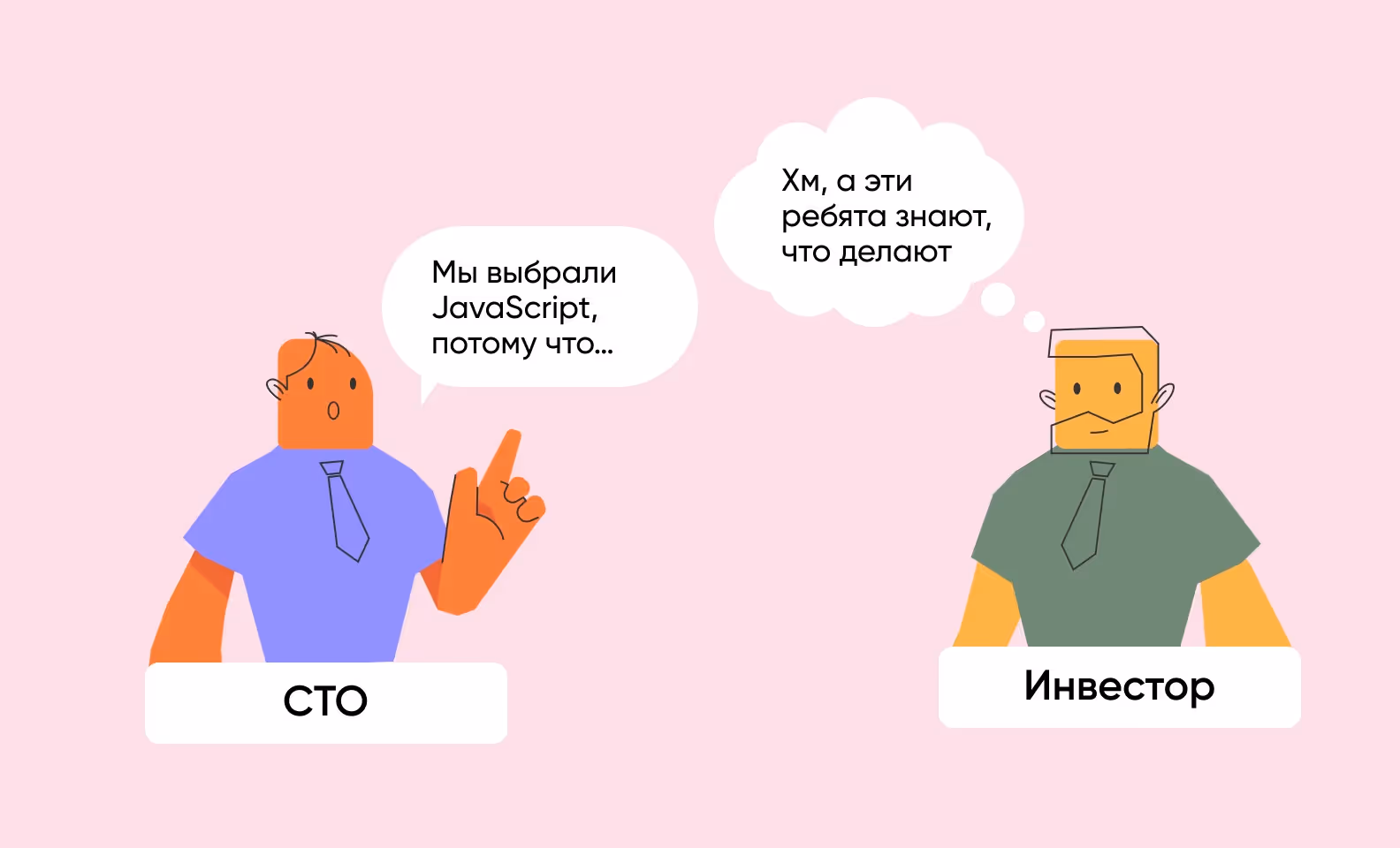 CTO с презентацией для инвесторов