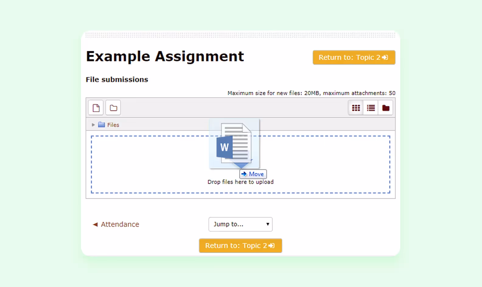 Загрузка домашнего задания в Moodle студентом