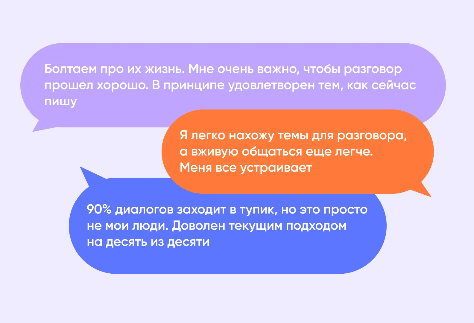 Если диалог не складывается — это «не мои люди» 