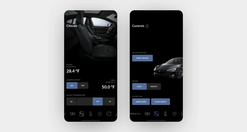 best react native apps — tesla