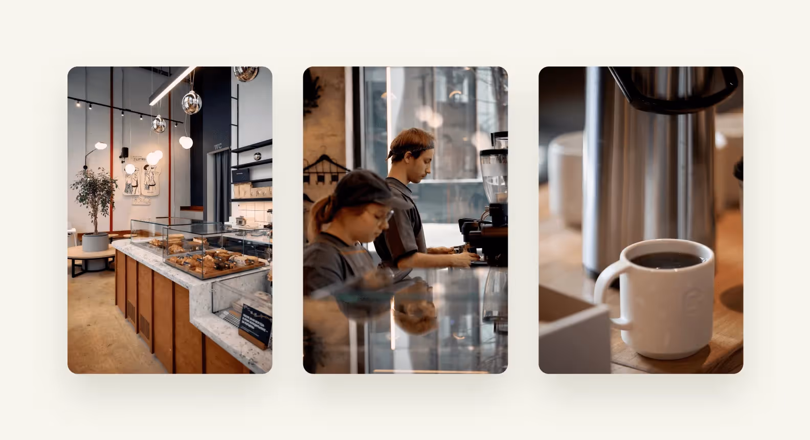 Атмосфера в кофейне