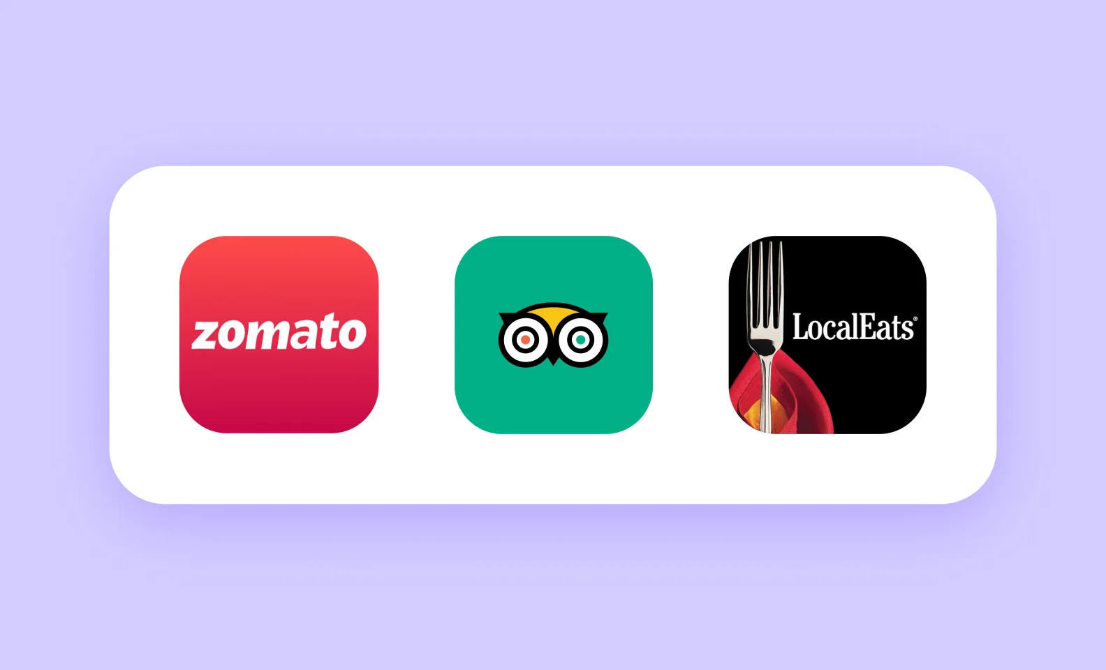 Examples of restaurant locators