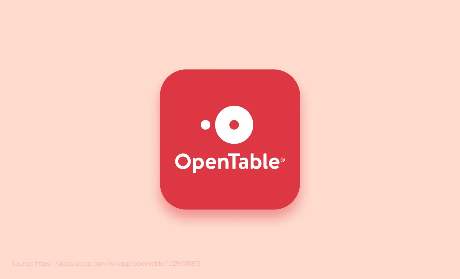 Open Table - an example of a restaurant-customer app