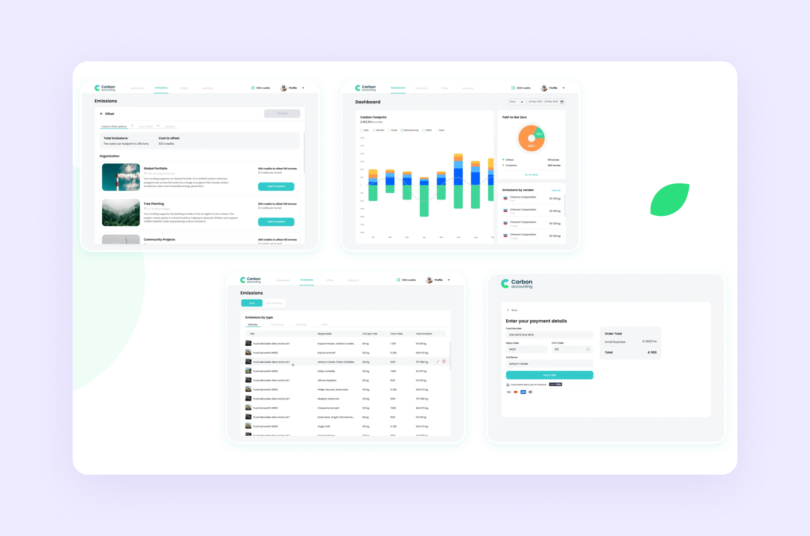 progressive web app for carbon accounting developed by Purrweb