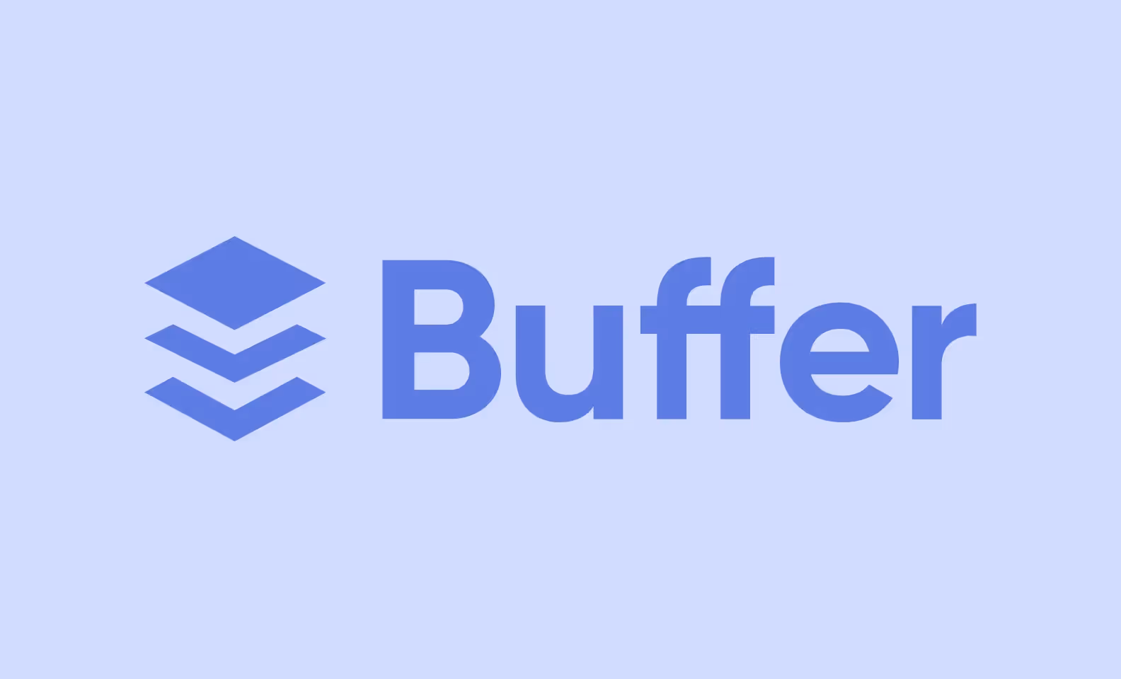 The logo of Buffer, a social media content scheduling platform