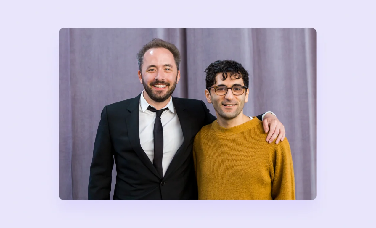 Drew Houston and Arash Ferdowsi