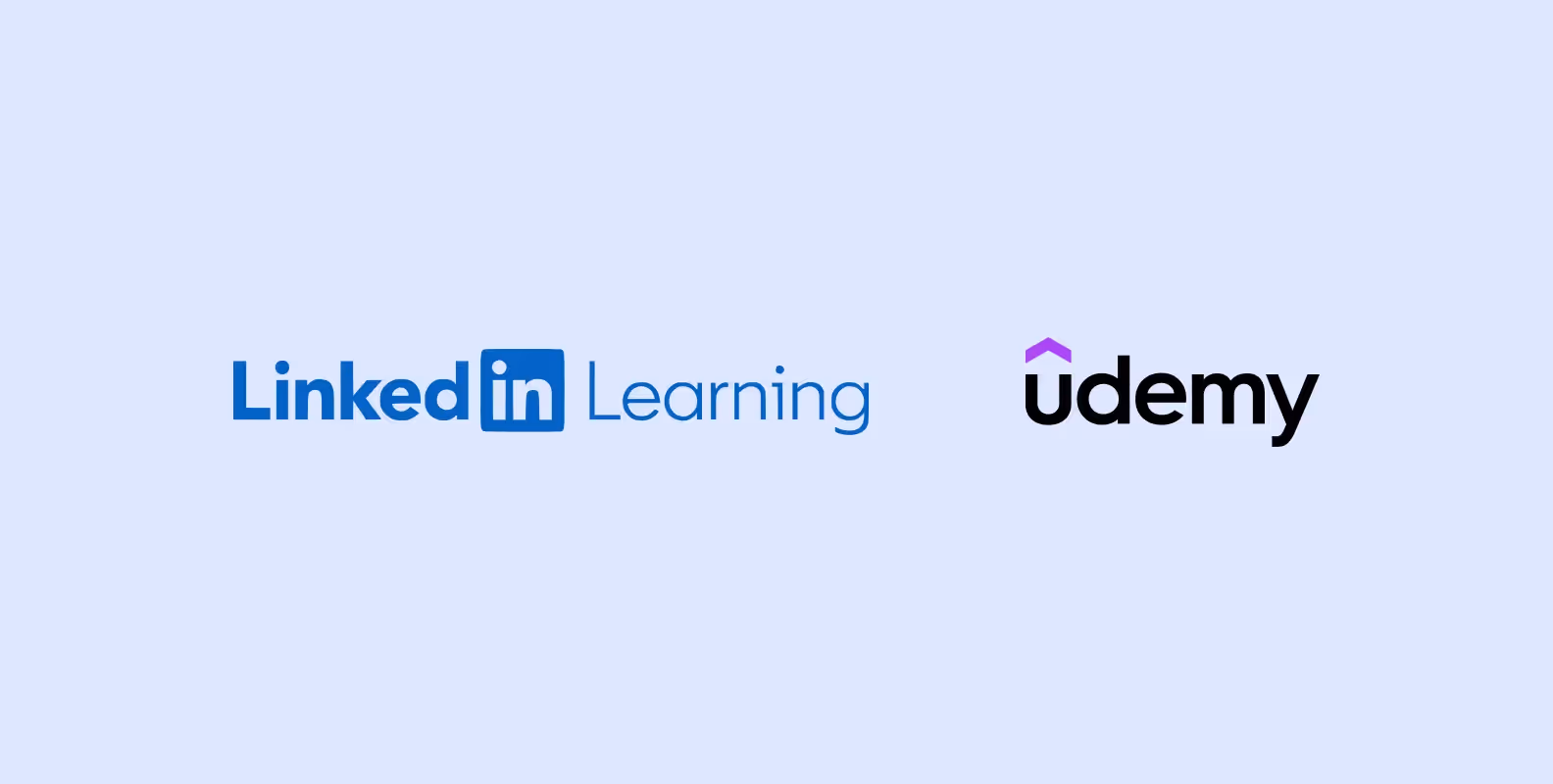 Логотипы LinkedIn Learning, Udemy