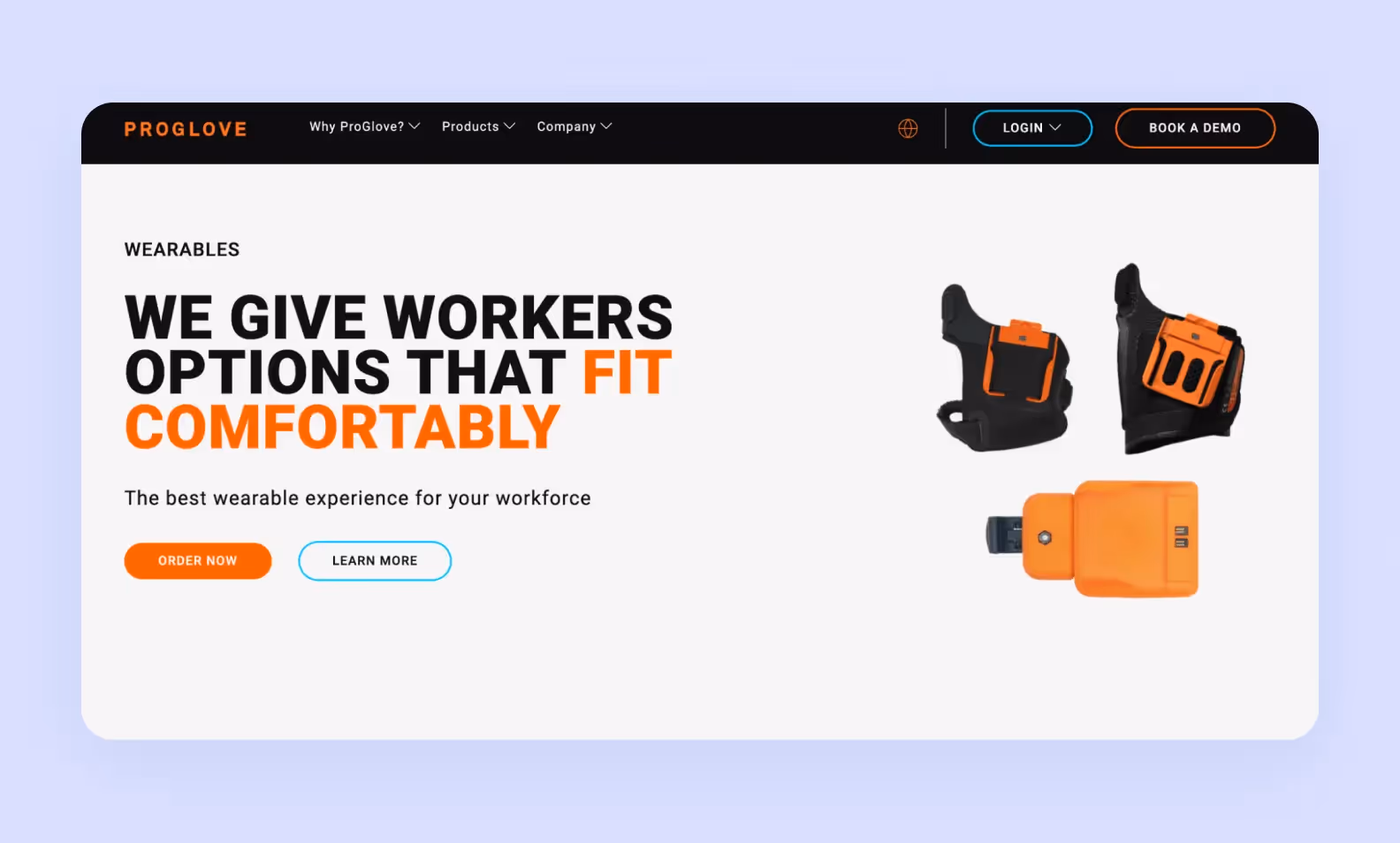 wearable index trigger scanners