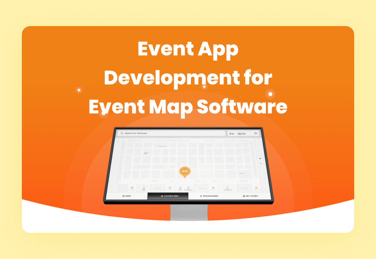 Eventignite desktop app for exhibitions developed by Purrweb