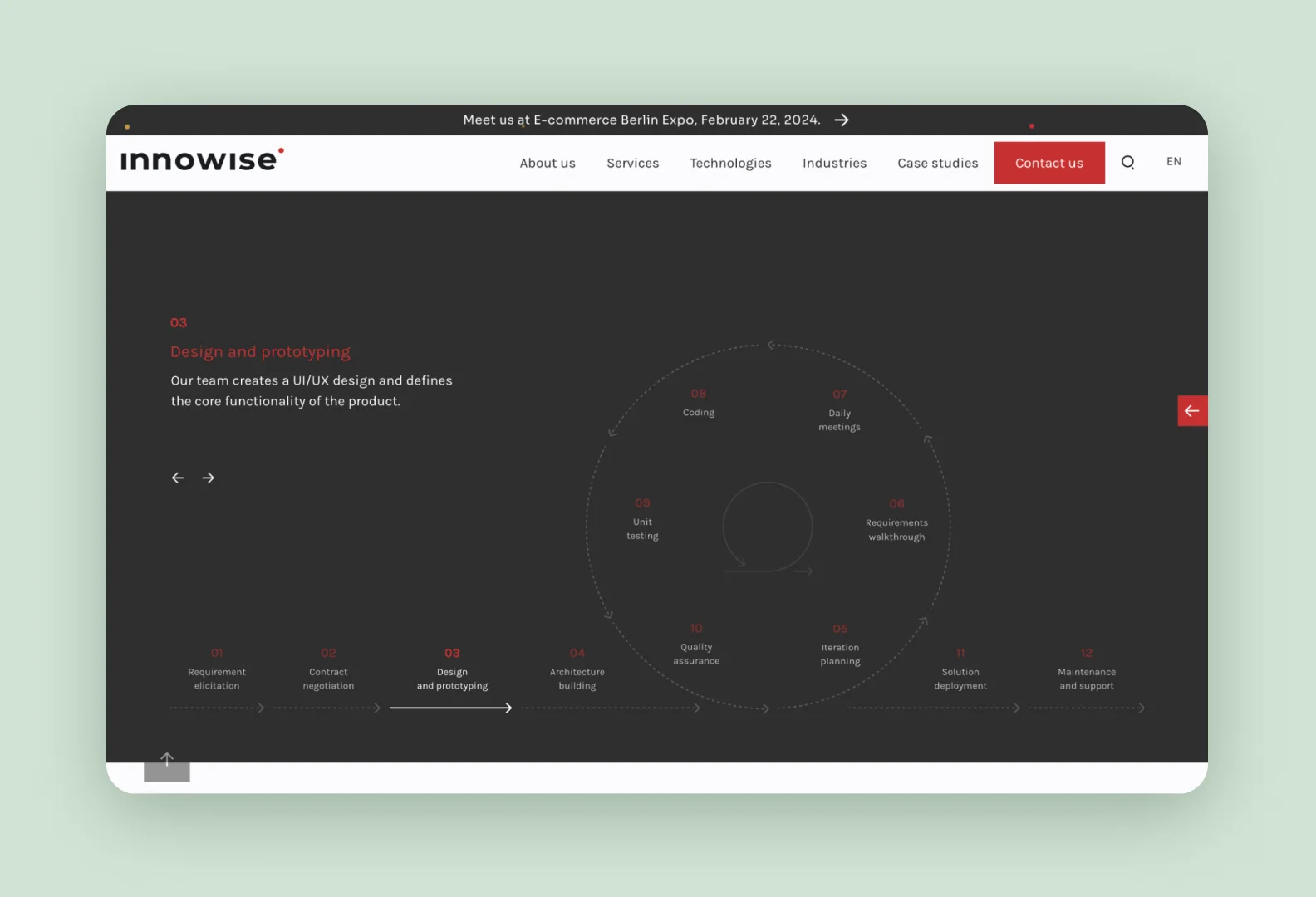 Innowise website 