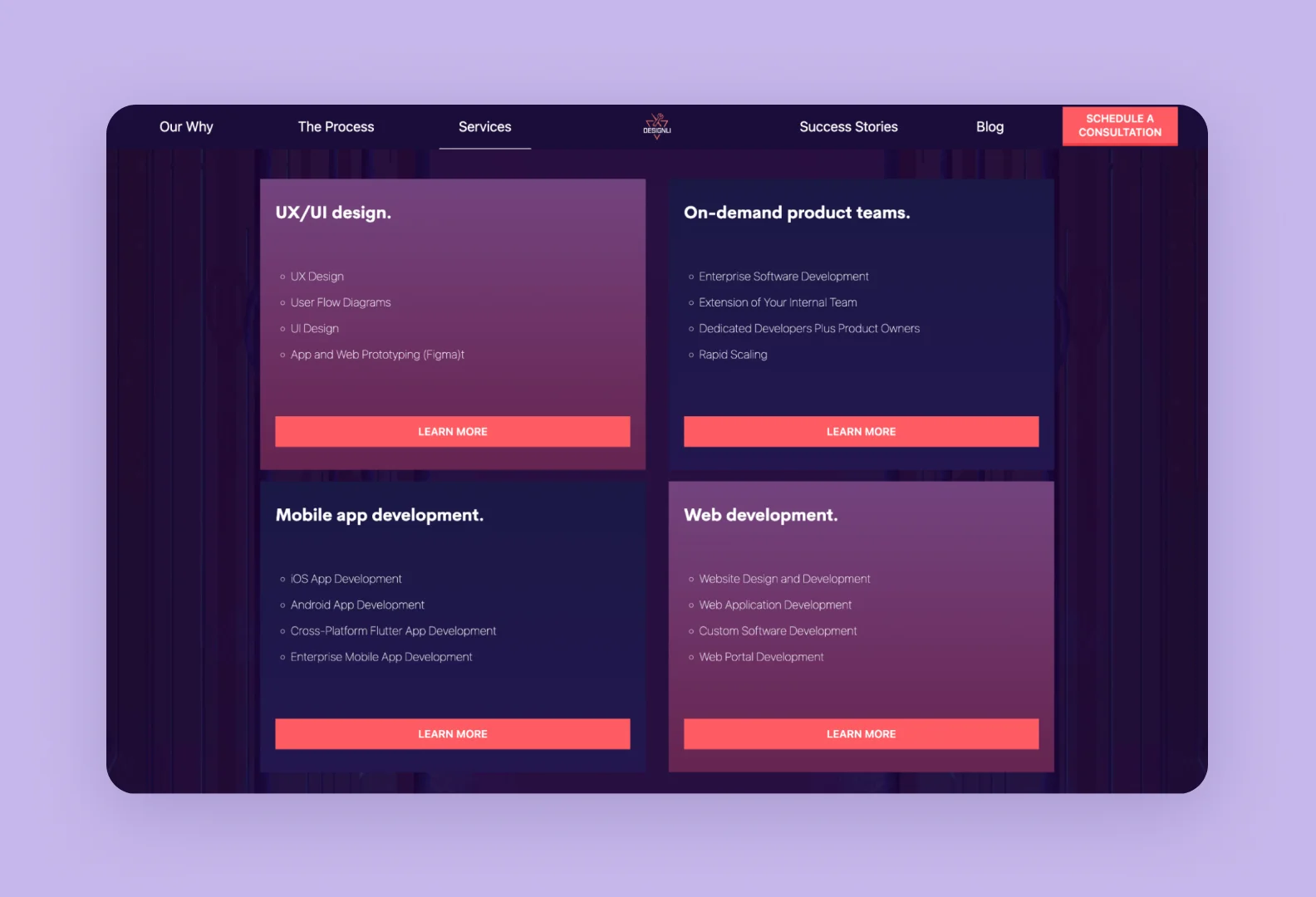 Designli website