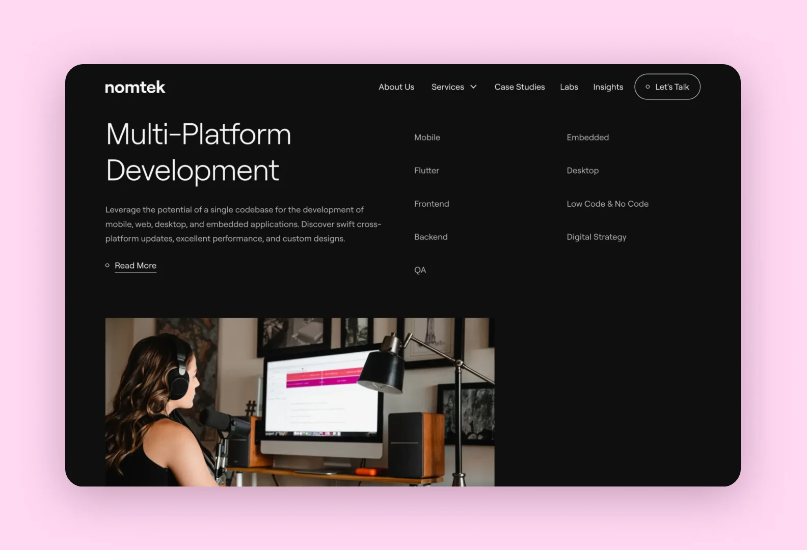 Nomtek website