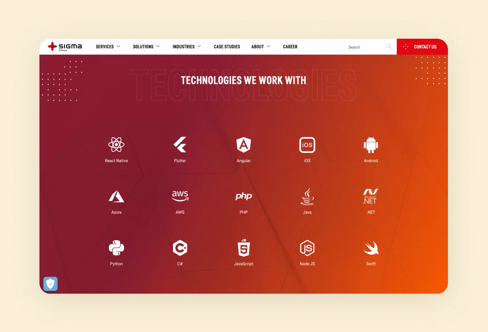 Sigma Software website