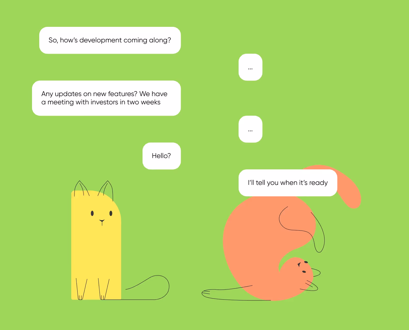 Poor communication example