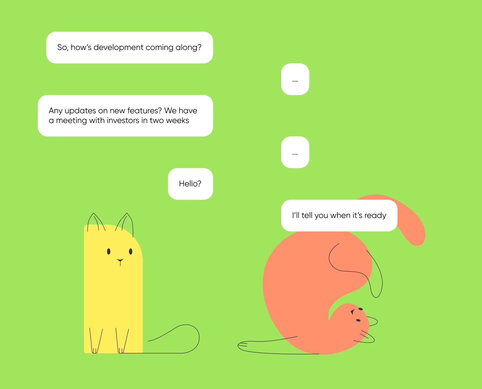 Poor communication example