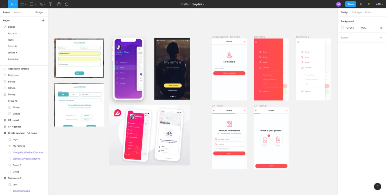 UI/UX design for a pharmacy mobile app 