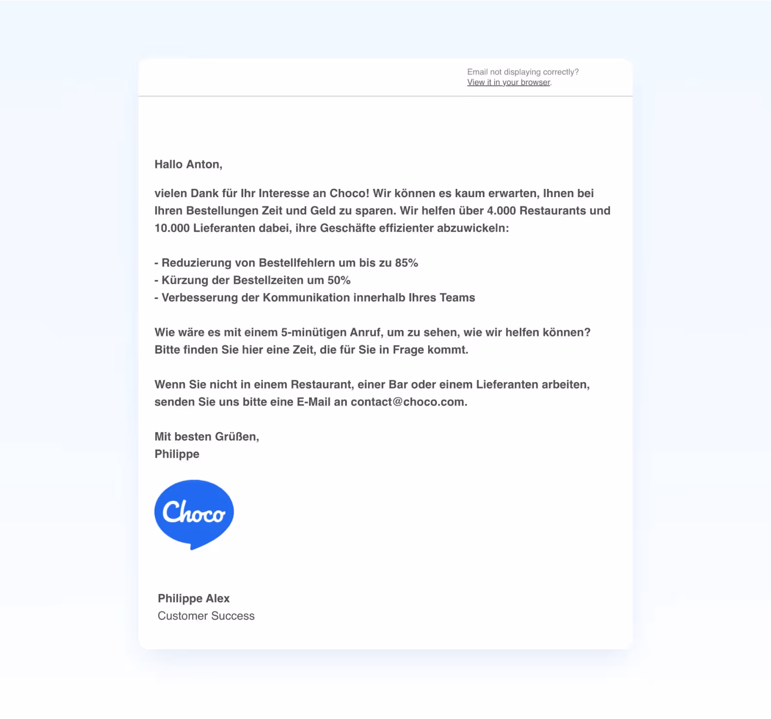 customer success letter - 2