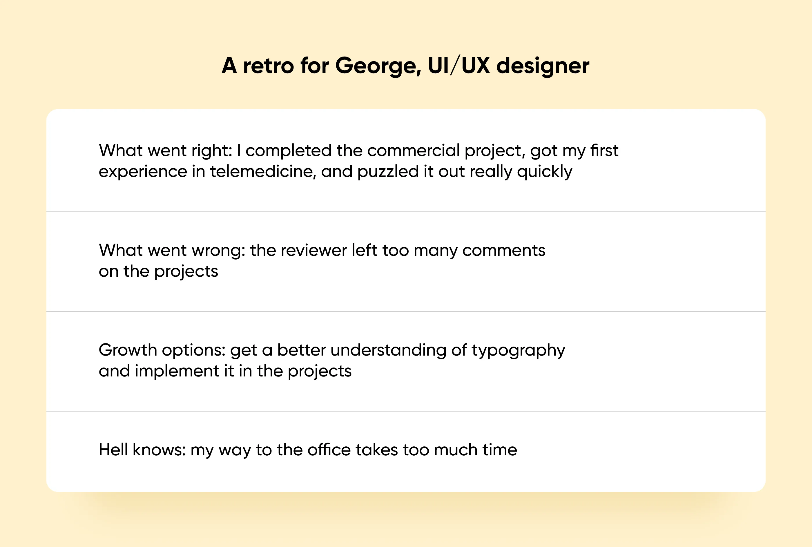 retro example