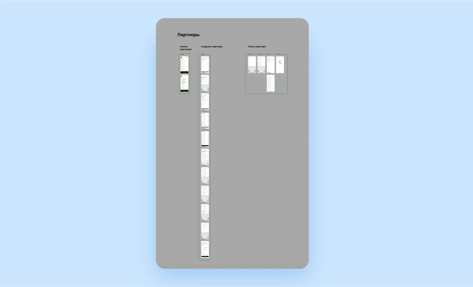 The final version of the "Partners" section