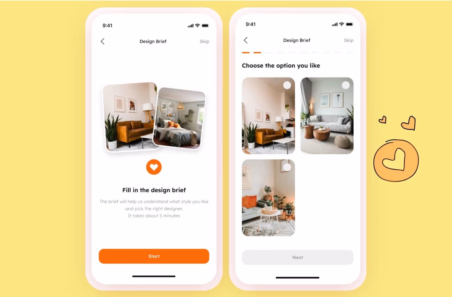 Design brief feature