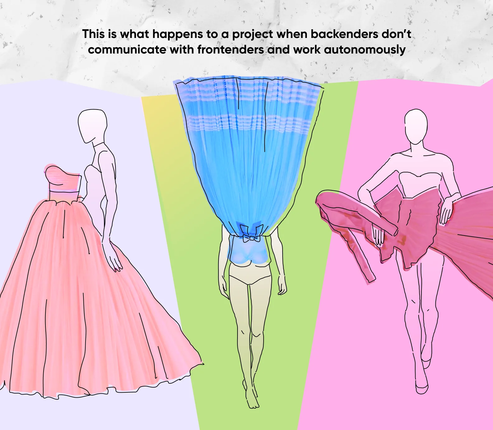 Backenders don’t communicate with frontenders example