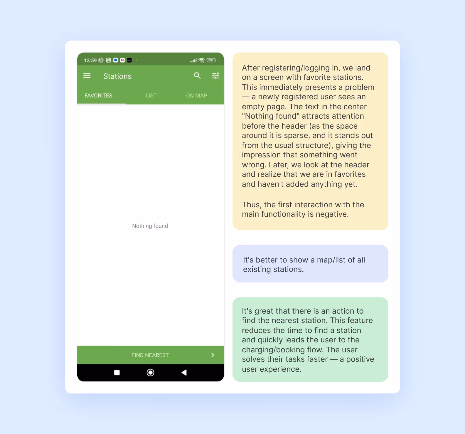 Why users shouldn't see an empty screen