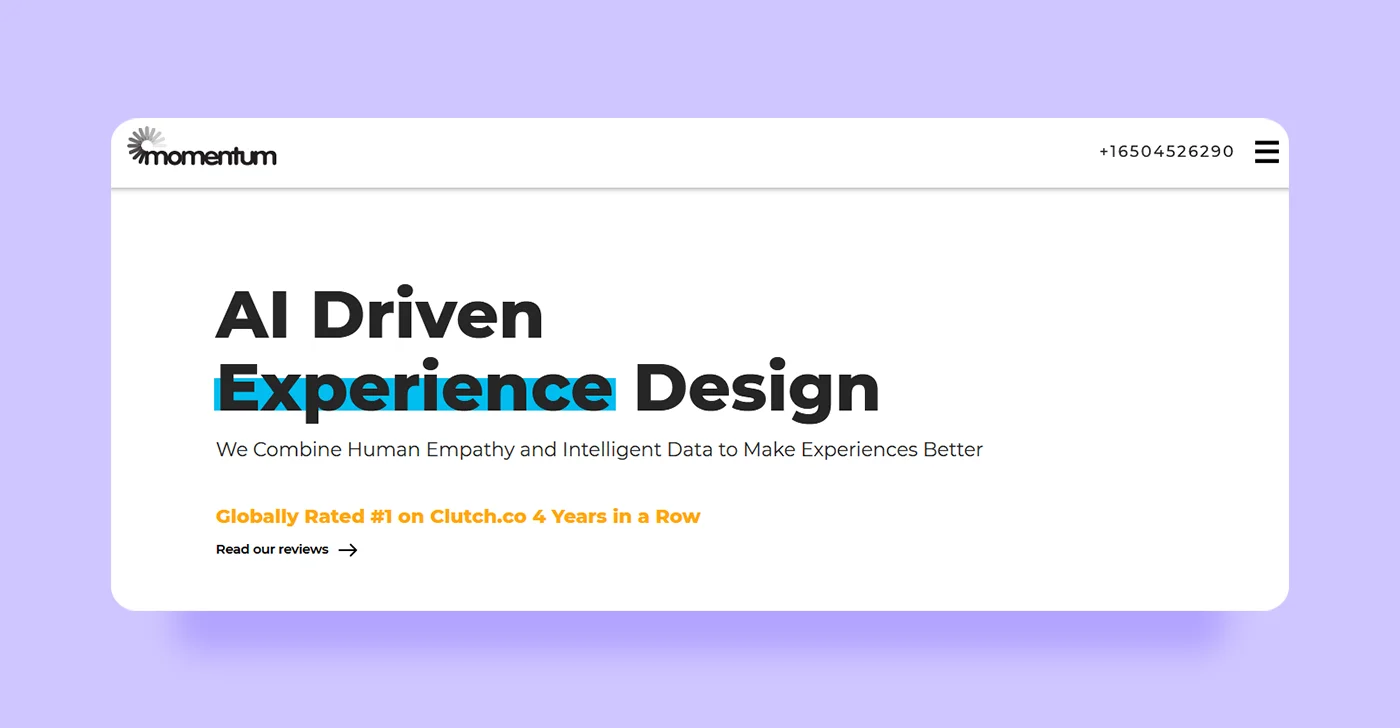 Top UX Agencies - Momentum Design Lab