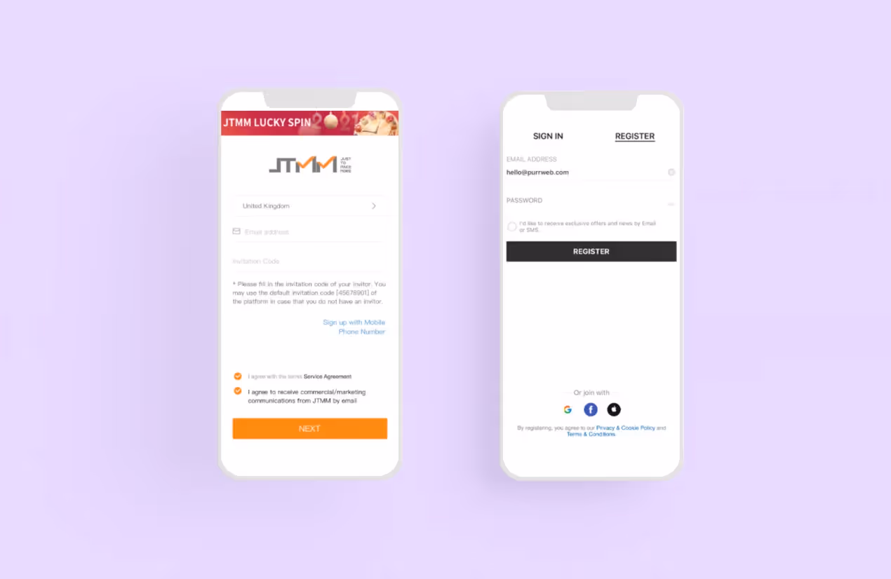 ecommerce app ui