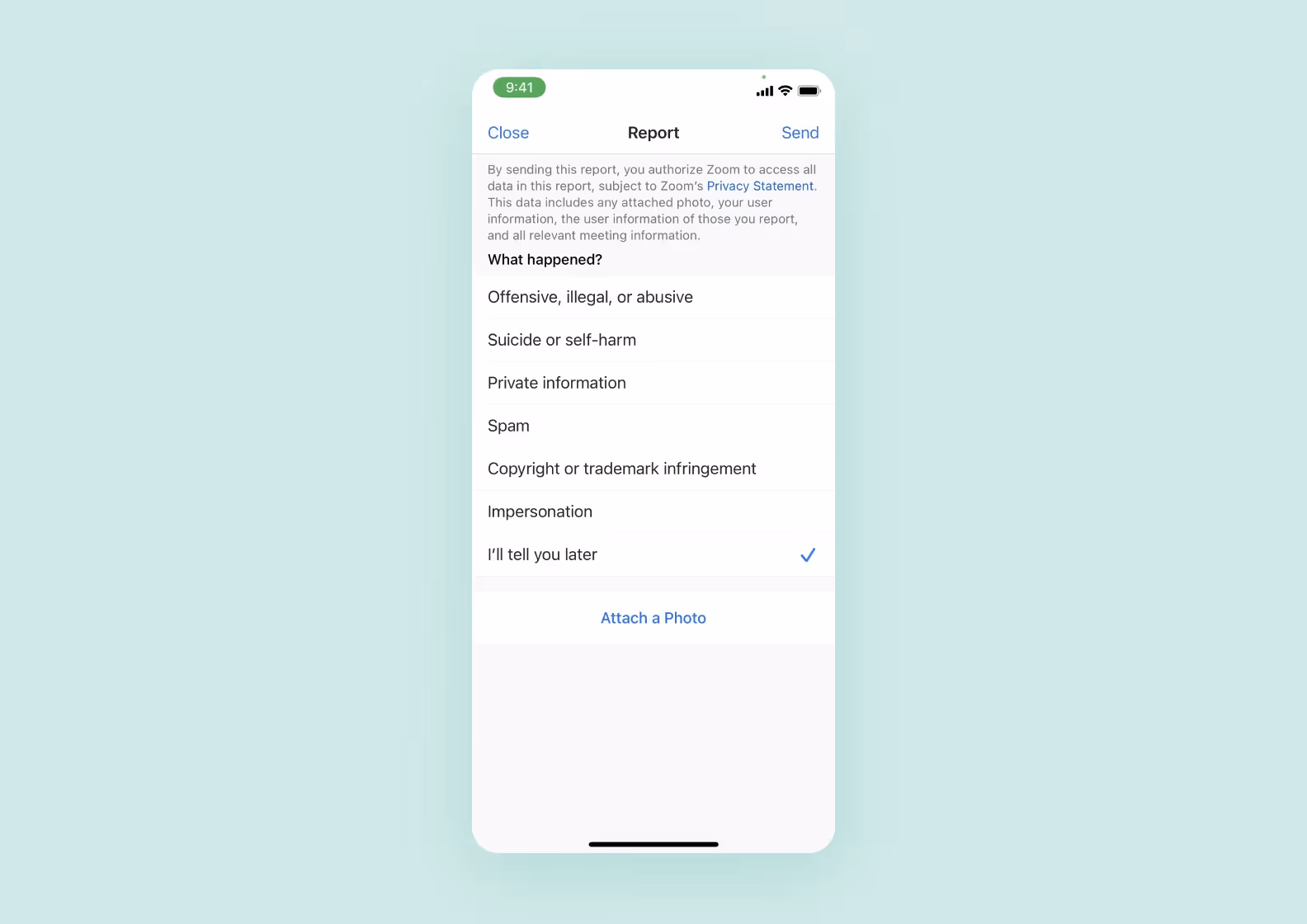 A screenshot of Telegram
