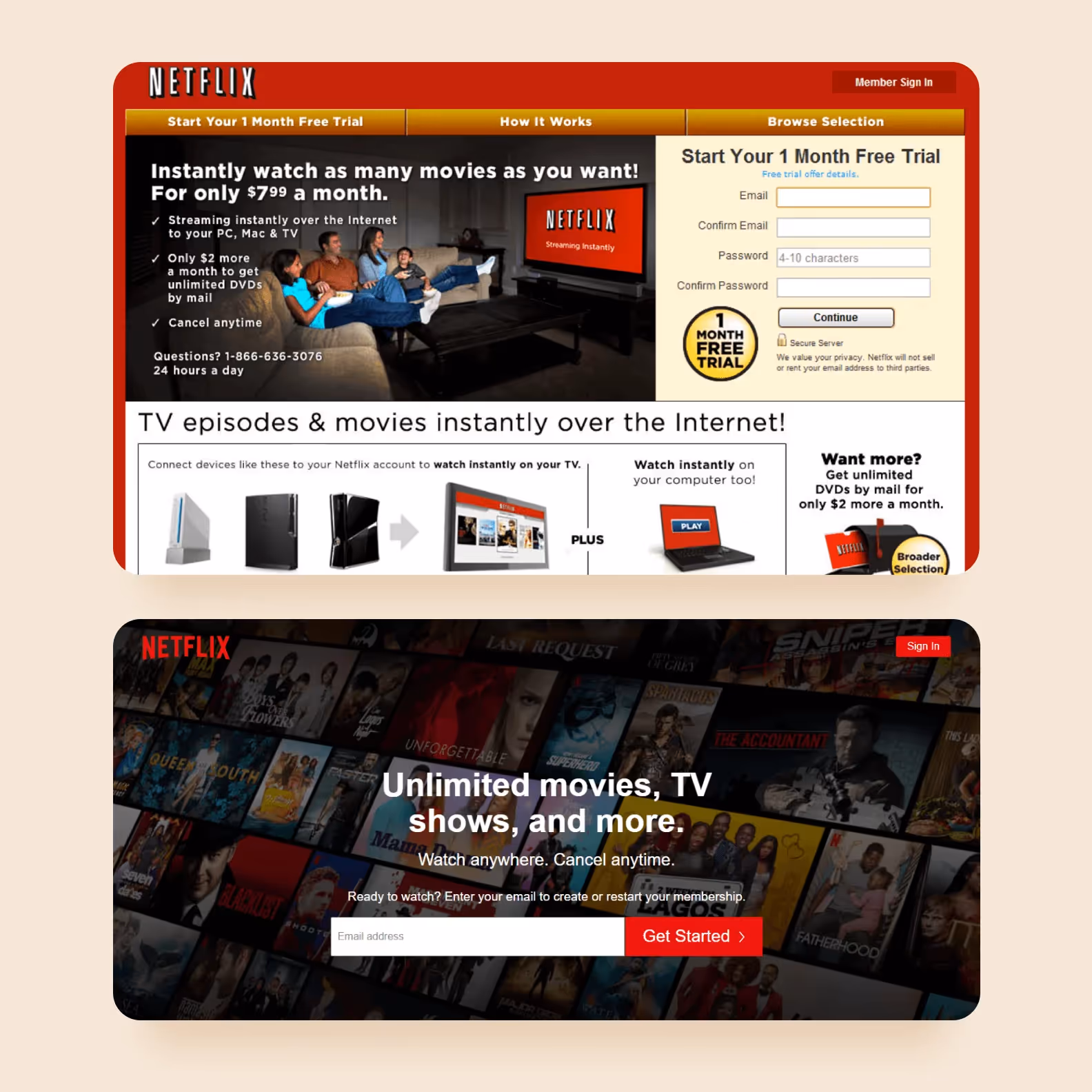 website design changed