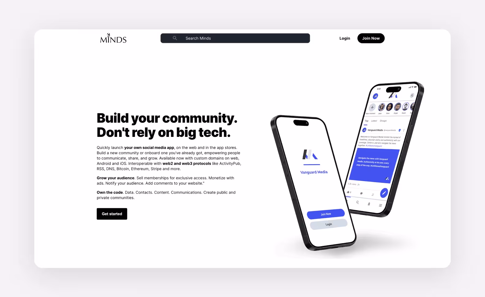 Home page of minds.com