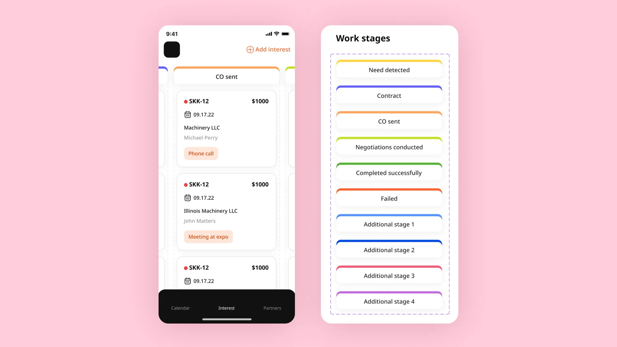Koblik Group CRM screenshot