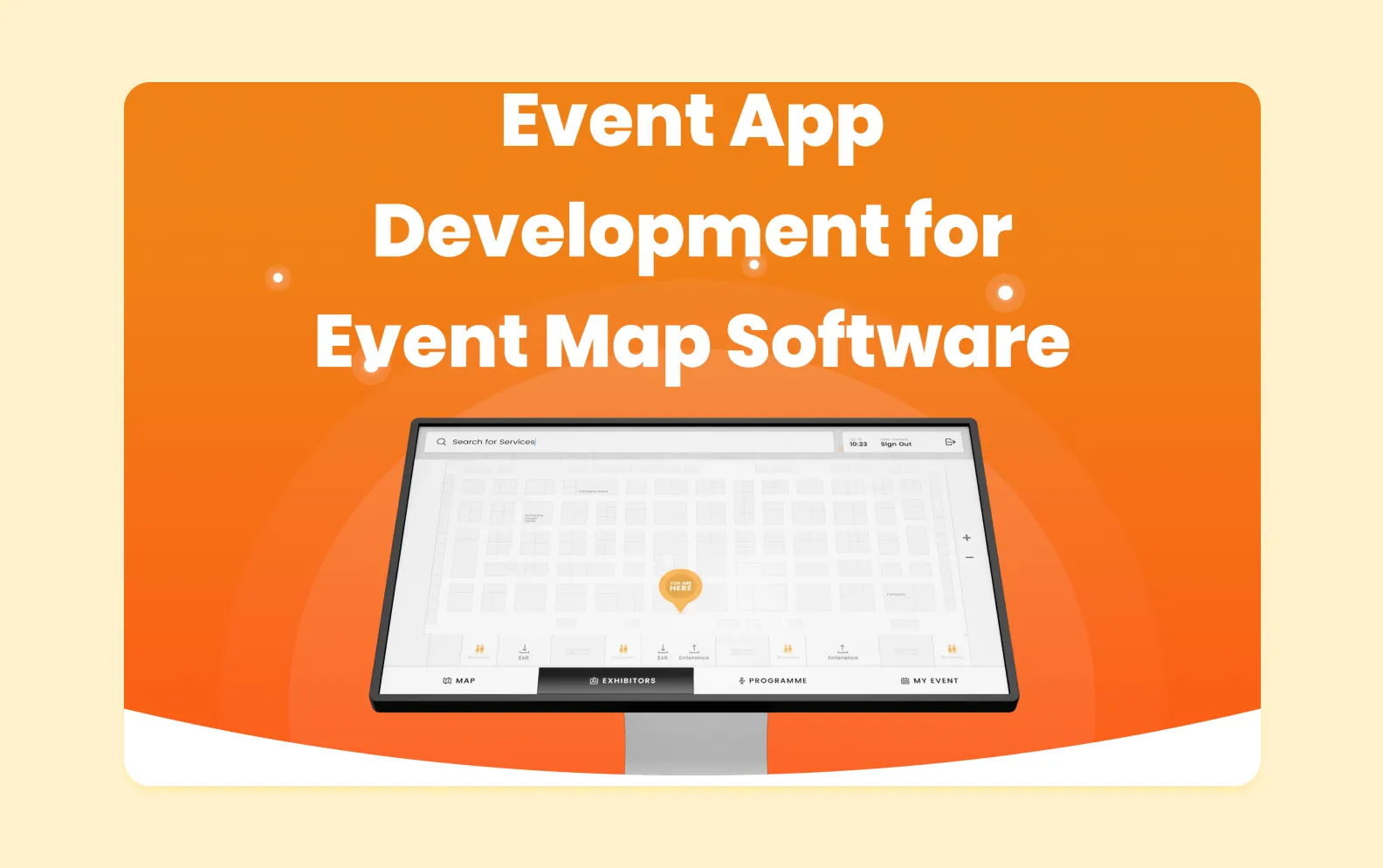 a screen of Eventignite, an IoT app developed by Purrweb