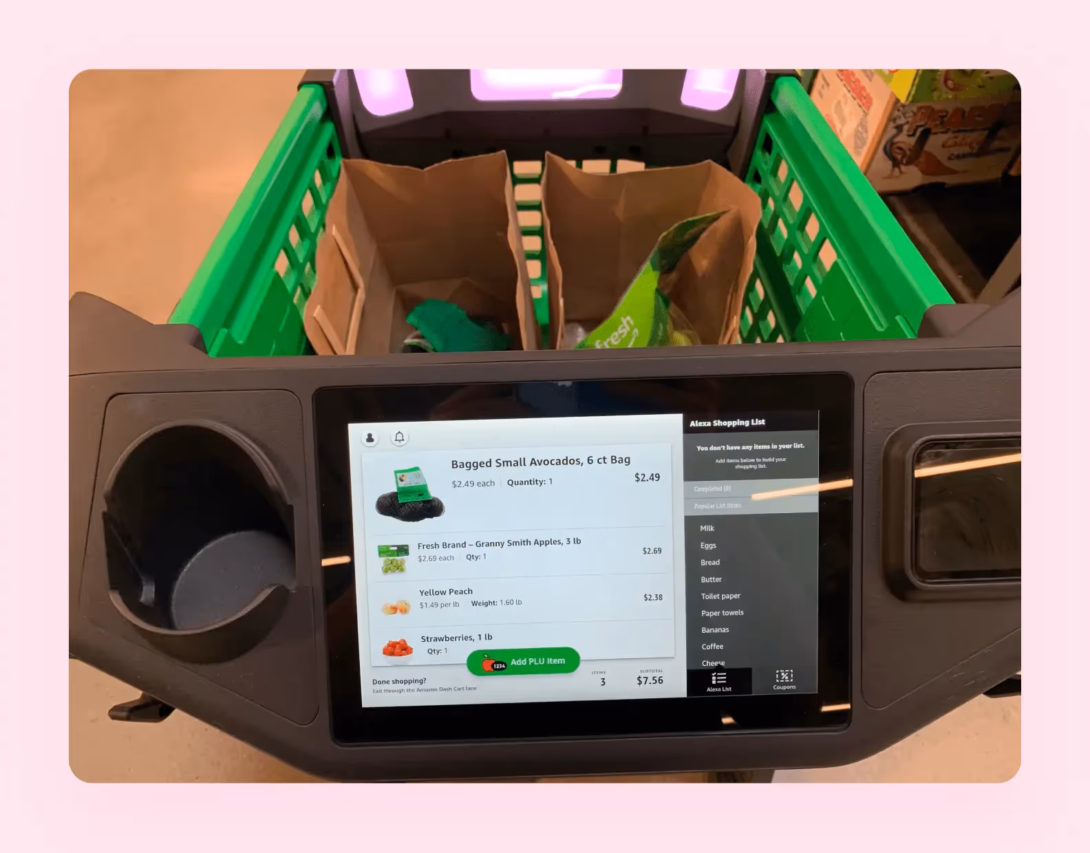 the Amazon Dash Cart