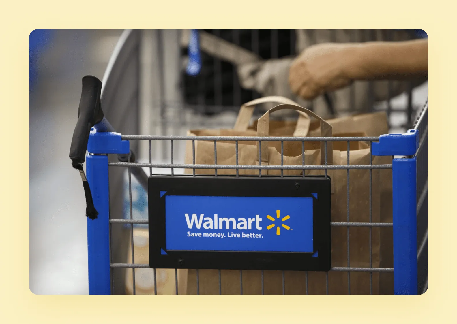 the Walmart cart