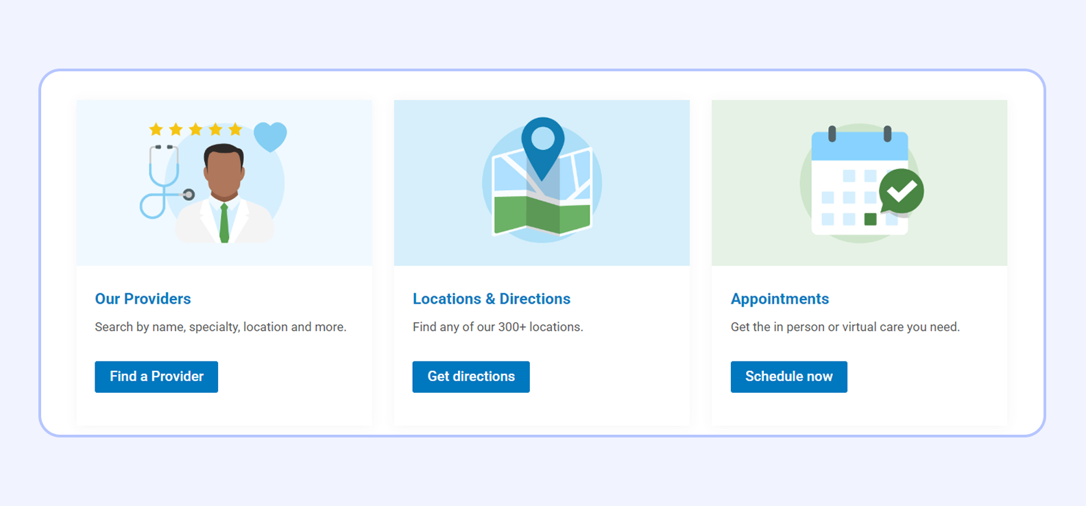 cleveland clinic website design