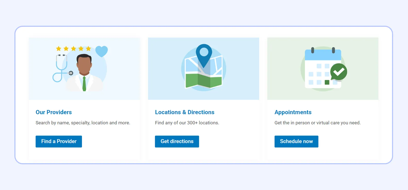cleveland clinic website design