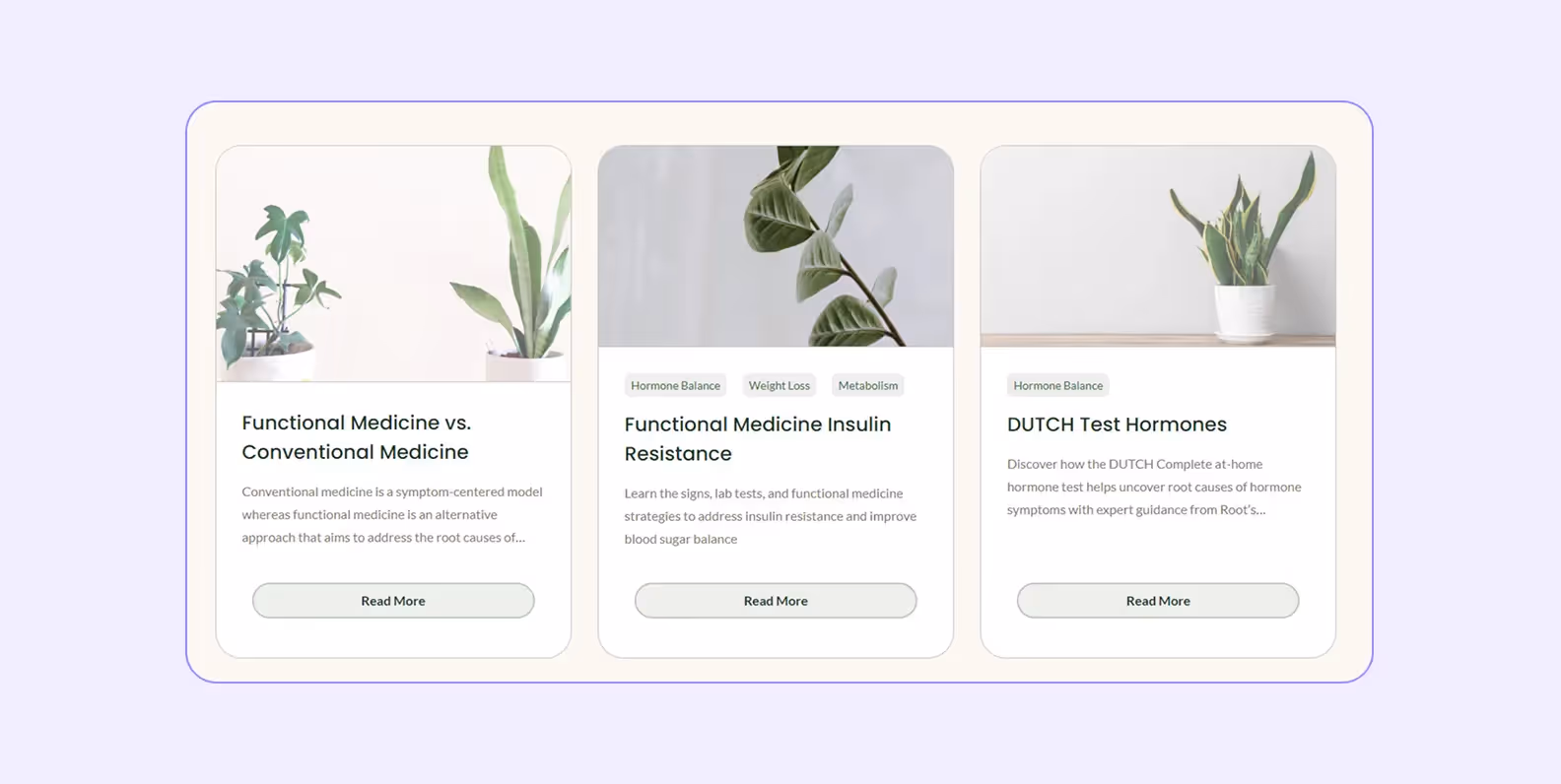root functional medicine website
