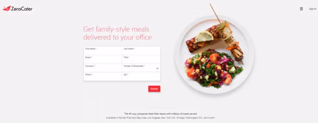 ZeroCater, сервис по заказу кейтеринговых услуг, стартовал с MVP «Волшебник страны Оз».