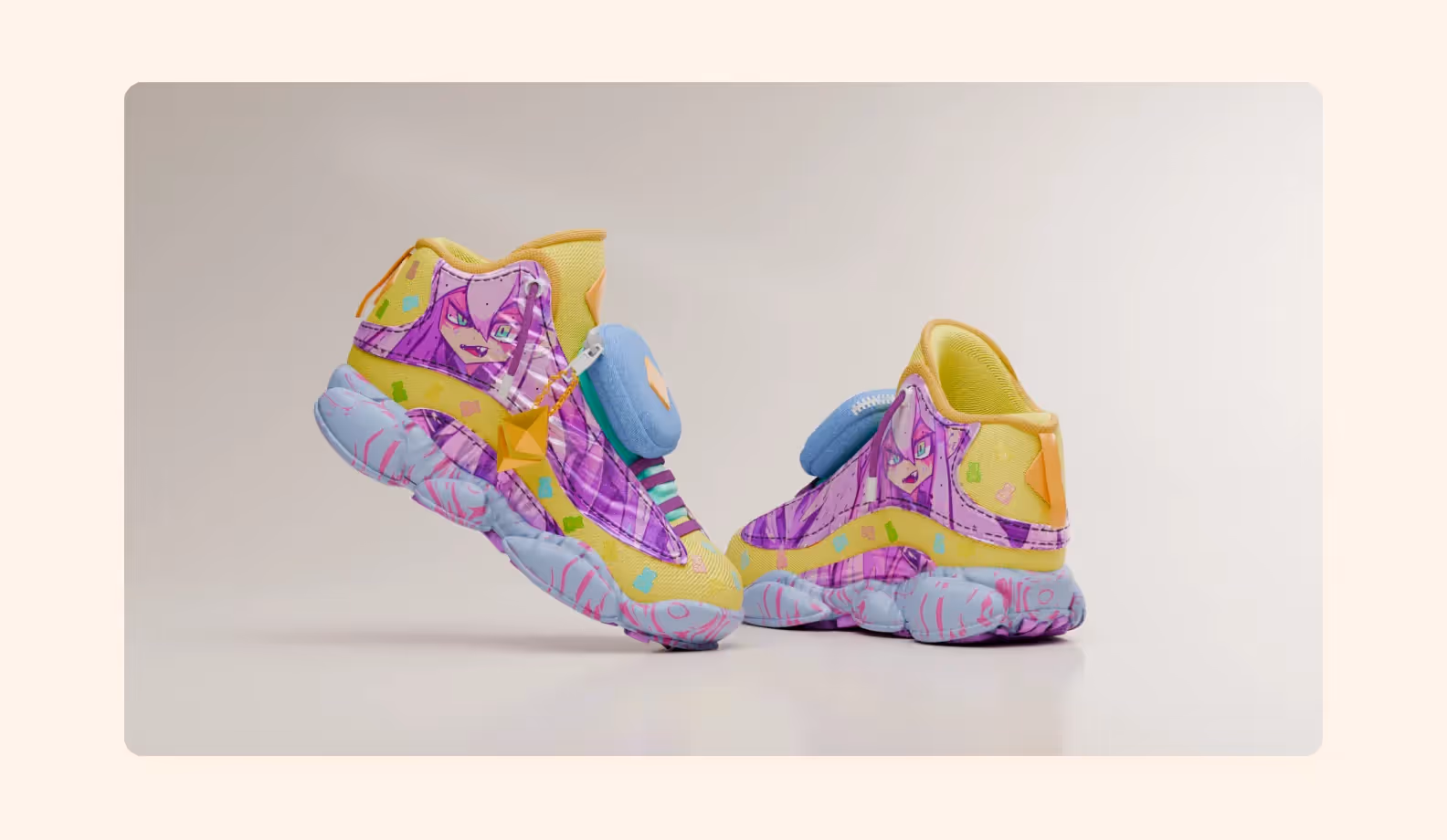  Первая итерация кроссовок — более реалистичная