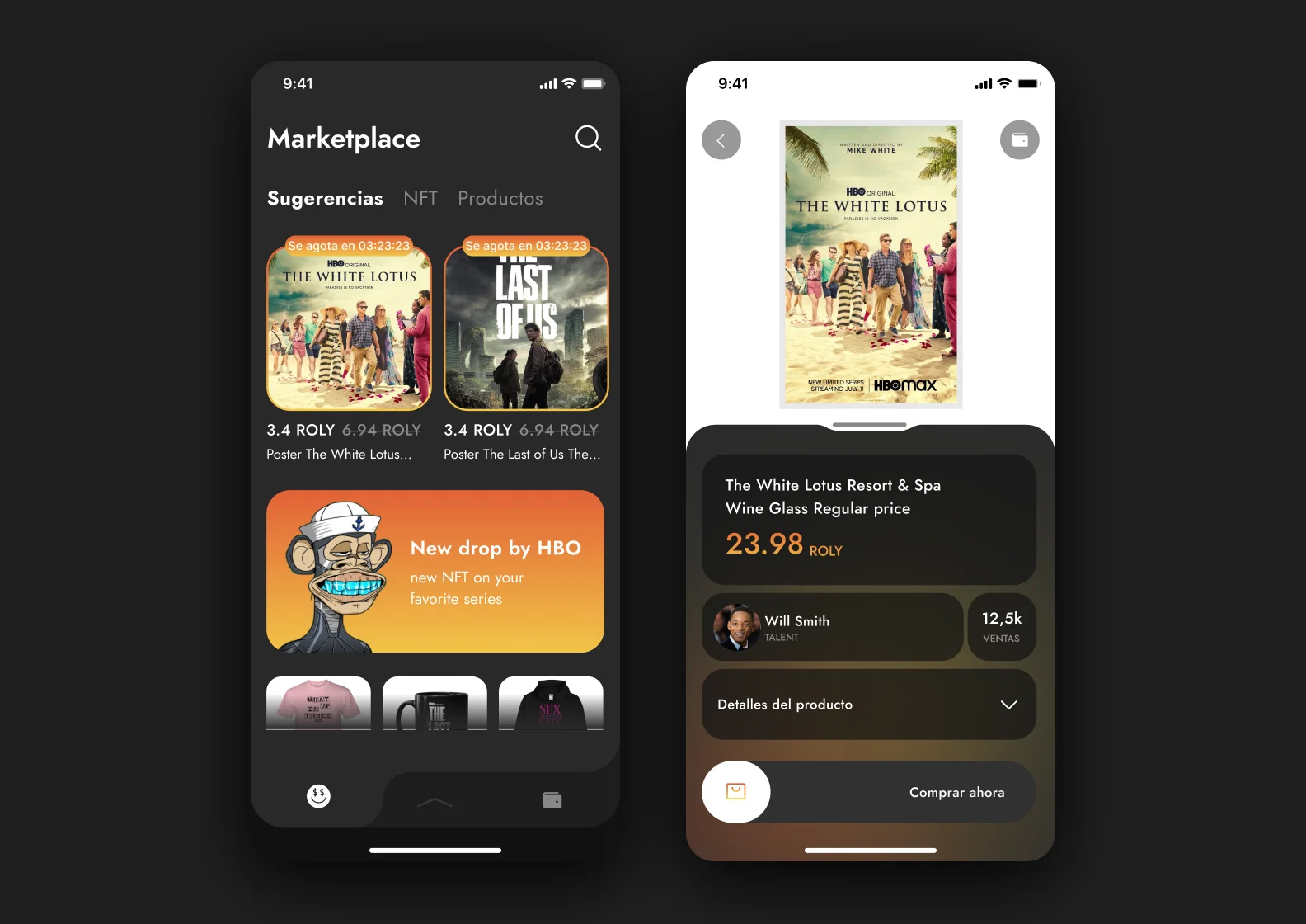 Дизайн маркетплейса в приложении Dosis