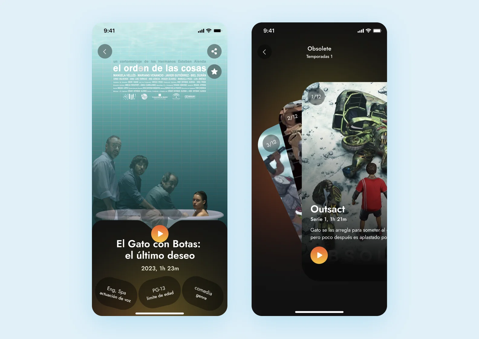 Цветовая гамма в приложении Dosis