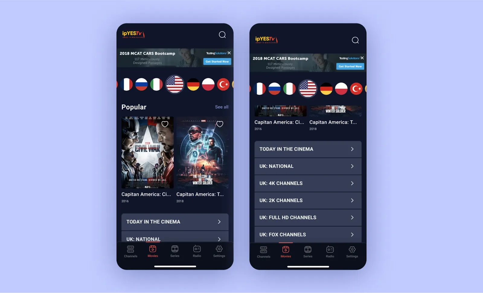 Purrweb smart TV app