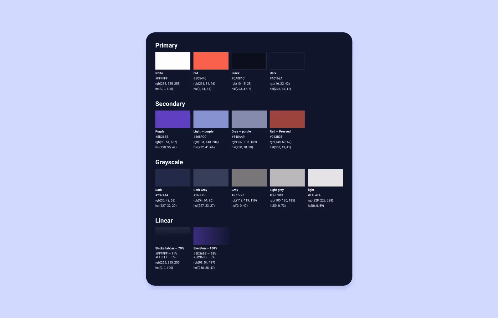 the color scheme of the IPTV software program made by Purrweb