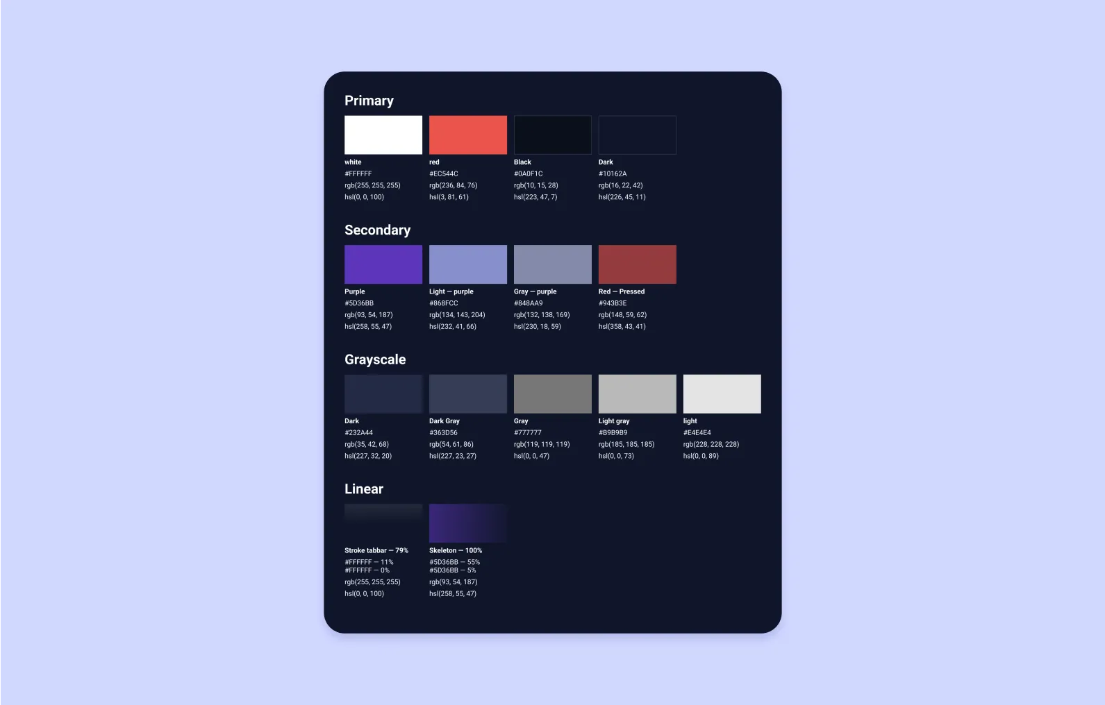 the color scheme of the IPTV software program made by Purrweb