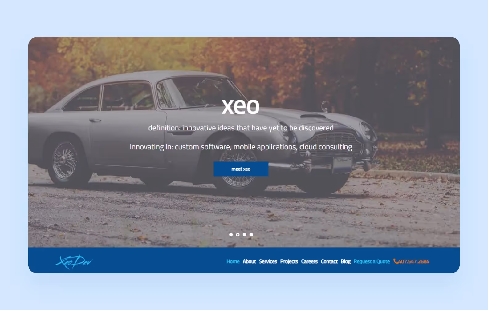 XeoDev main page