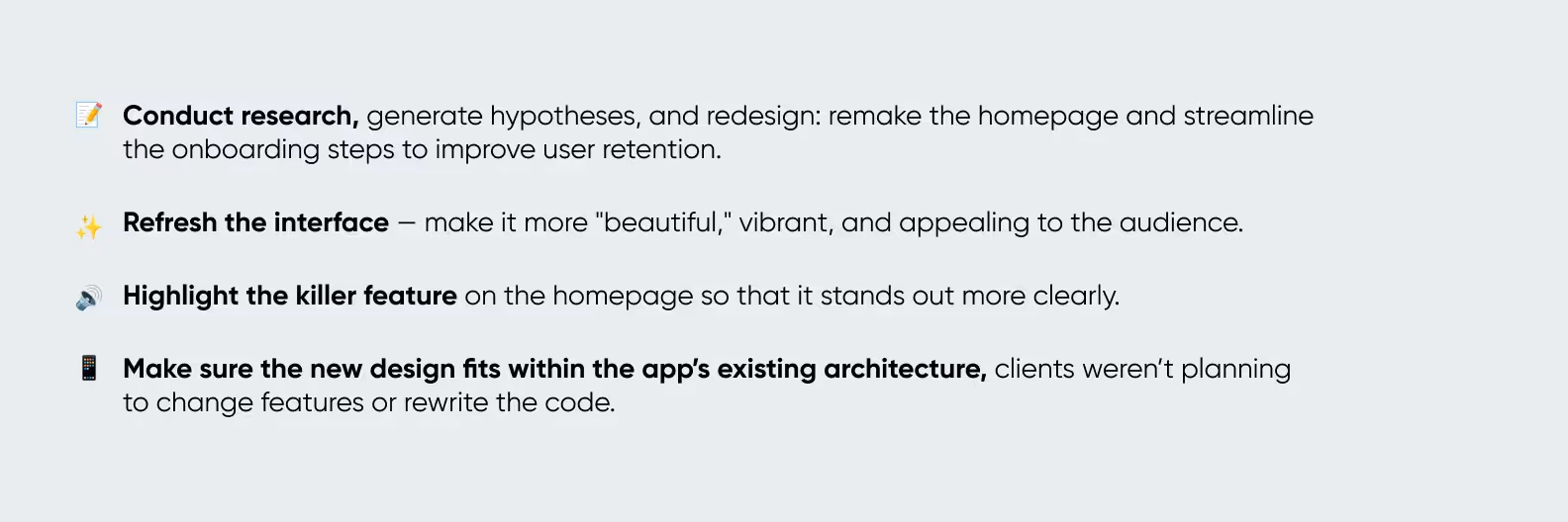 Tasks for the Trueflutter project